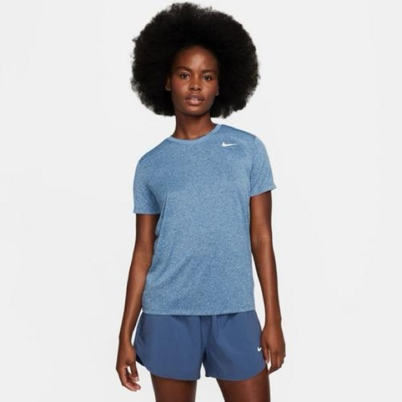 Nike Heathered Blue Sports Tee - Picture 3 of 3